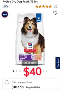 Hill's Science Diet Sensitive Stomach & Skin Dry Dog Food 35 lbs