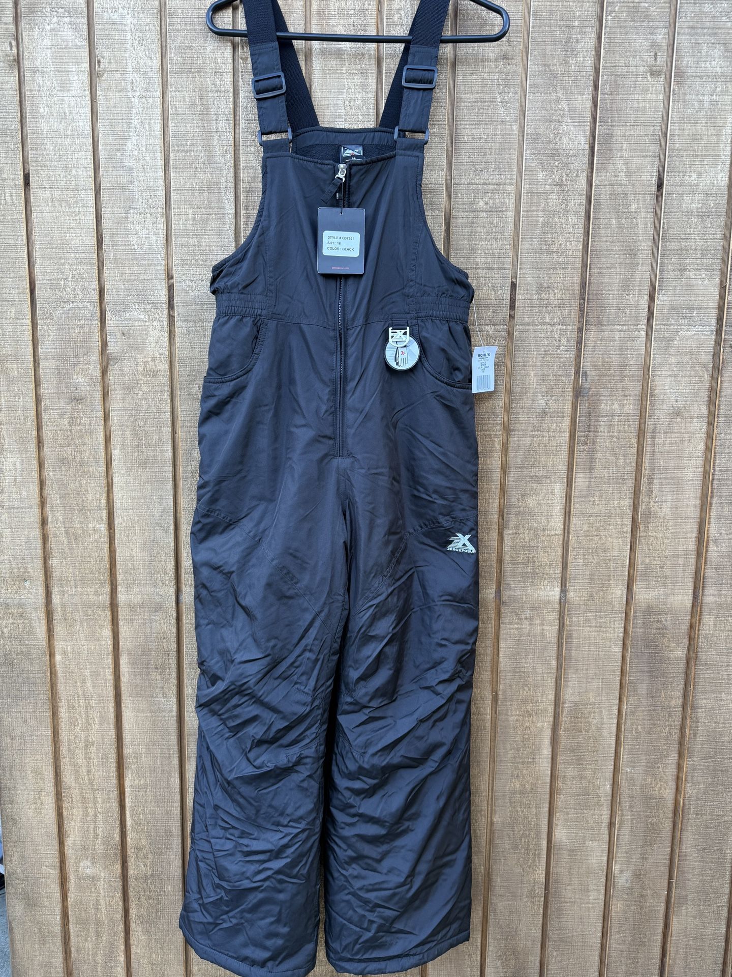 Zeroxposur Snow Bib New Youth 16