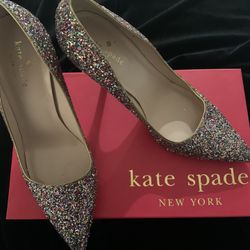 Kate Spade Glitter Stilettos