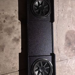 Kicker 12” And Rhino Box Subwoofer 