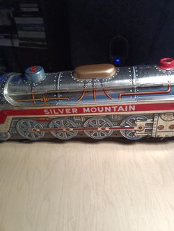 1960'sVintage Silver Mountain Toy Train