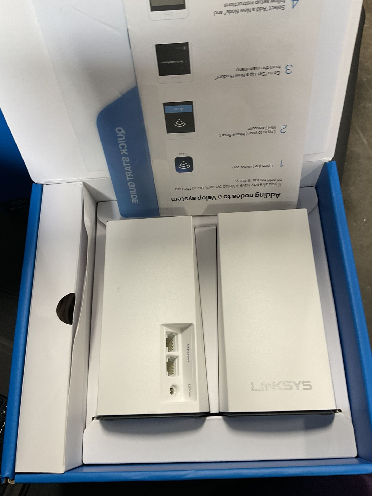 New Linksys F5Z929-4A Velop Intelligent Mesh Wi-Fi System (4-Pack White)