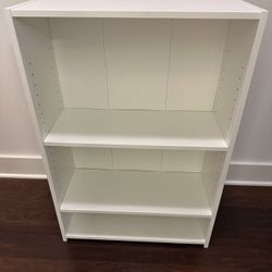 White Shelf with Interchangeable Shelves 