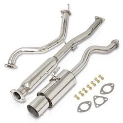 Acura Integra GSR Hatchback 1(contact info removed) N1 Style Stainless Steel Catback Exhaust System (Piping: 2.5" / 65mm | Tip: 4.5")