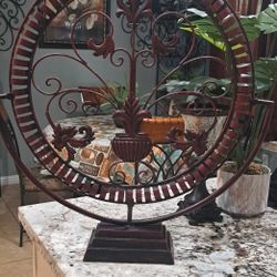 Nice Big Decor Plaque On Stand