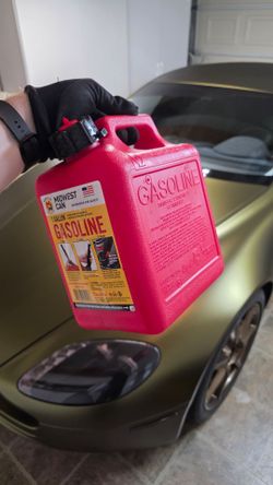 Midwest Can 1Gal Gas Can With Quick Flow Spout