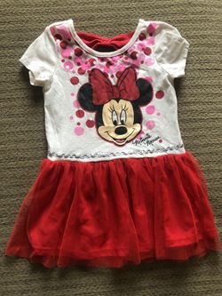 Minnie Mouse Dress - Girls Dress - Size 5
