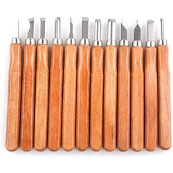 Brand New Wood Carving Knife Set, 12 PCS Hand Carving Tool Set With plastic storage box, For DIY Sculpture Carpenter Experts & Beginners