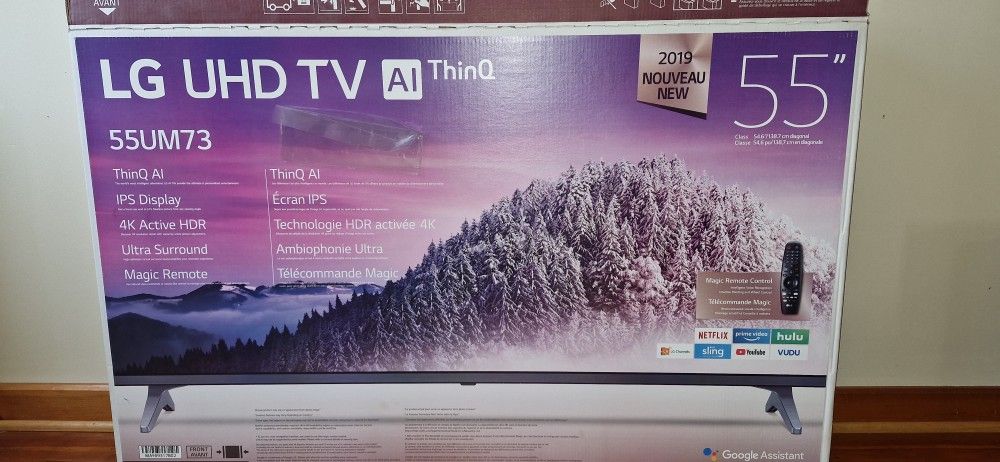 LG UHD 55UM73 & SOUNDBAR A58C