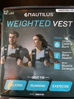 Nautilus 12 LB Adjustable Weighted Vest