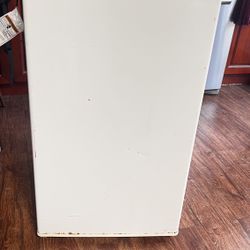 The Whirlpool mini-refrigerator