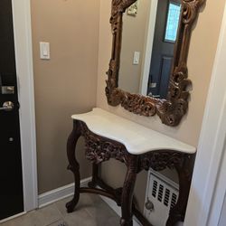 Entry Table and Mirror 