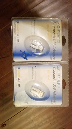 2x Bluetooth 2.0 USB adapter.