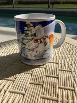 Vintage Coca Cola Polar Bear Mug
