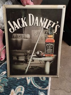 Jack Daniels Metal Poster