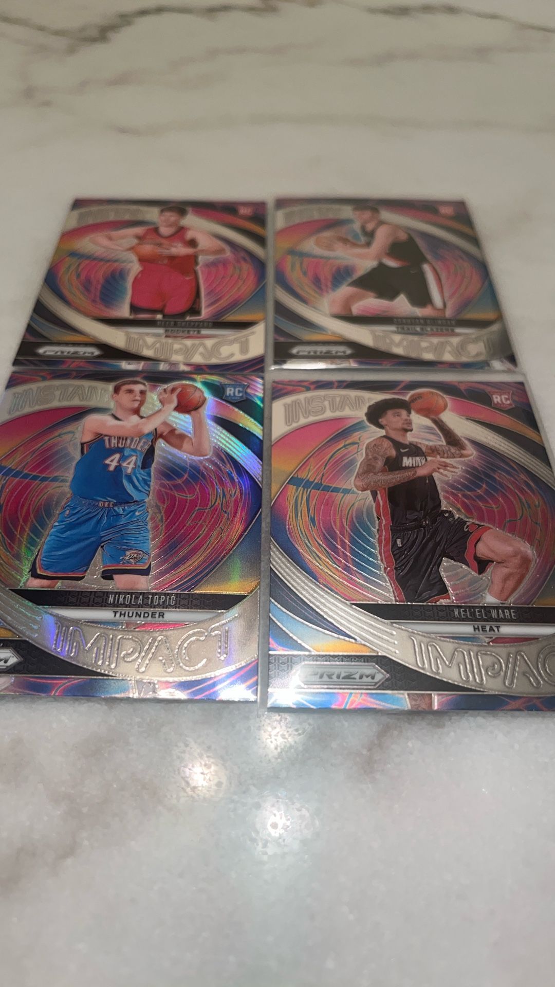 Impact Panini Prizm Rookie Cards