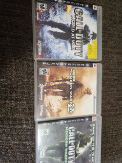 Call Of Duty PS3 Games