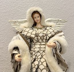 Angel Table Top With Elegant Dress & Coat