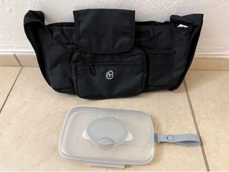 Universal Stroller Organizer with space for cup holder,  Phone Bag. Fits for all strollers