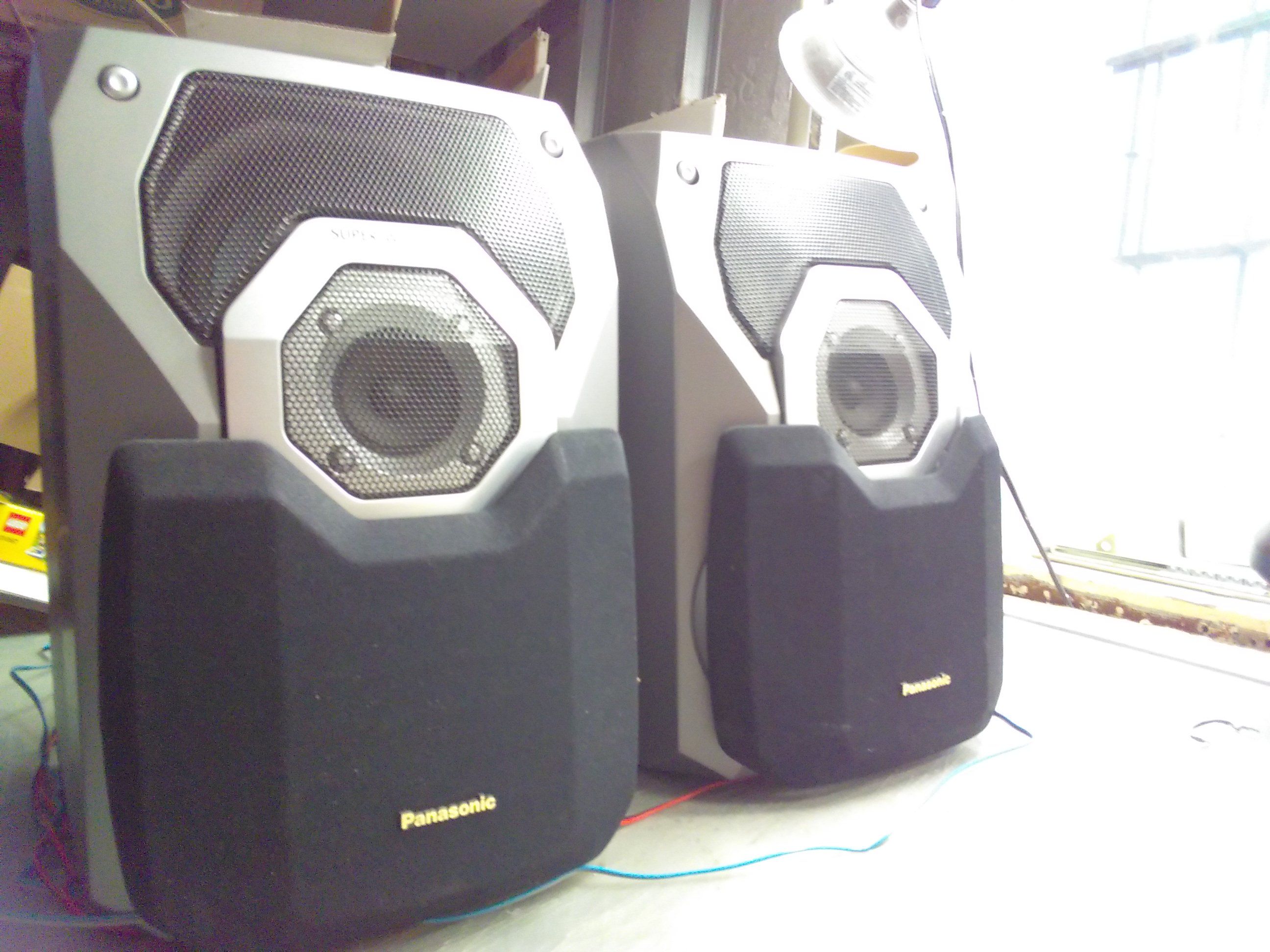 Panasonic SB-AK27 Speakers. Sub Woofer built-in