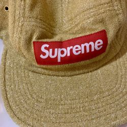 Supreme Glitter Terry Camp Cap 