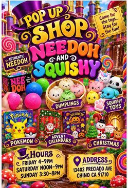 Pop up shop SQUISHY’s