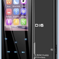 64GB MP3 Player with Bluetooth 5.3, Built-in White Noise Sounds, 2.4-inch Screen