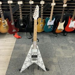 UV Cake Vodka Flying V Electric Guitar 