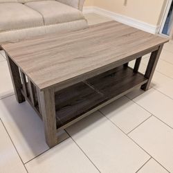 Grayish Brown Coffee Table
