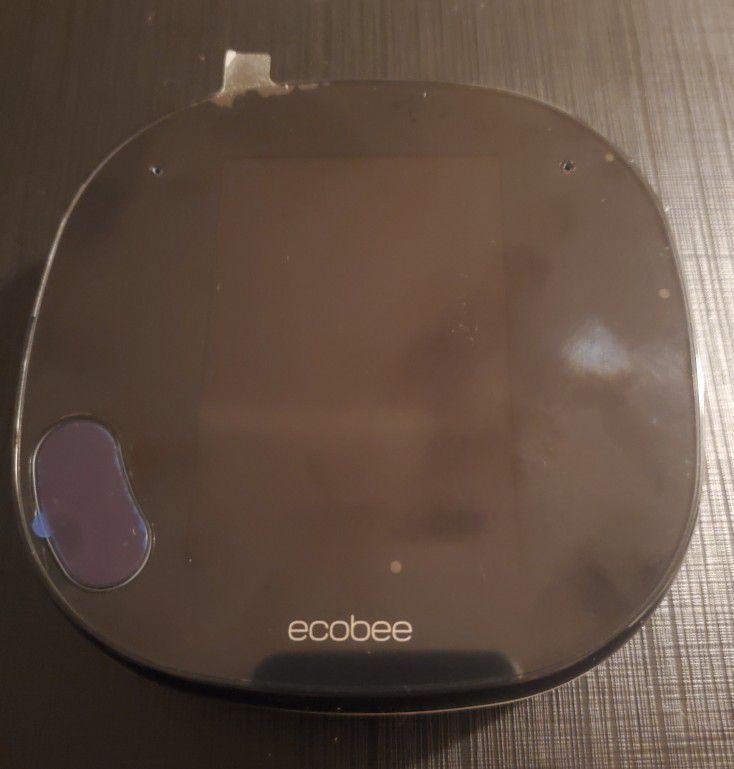 Ecobee ECB402 Black Sensor Smart Thermostat W/ Voice Control.
