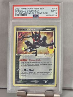 Greninja celebrations promo PSA 9