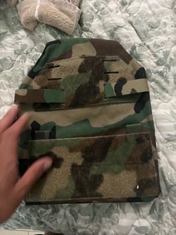 Tracer tactical plate bag m81 woodland