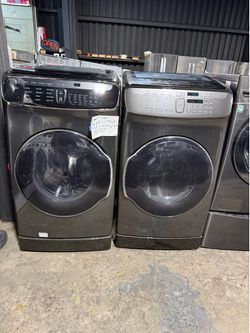 samsung front load washer and gas dryer set