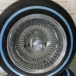 13x7 100 Spoke Wire Wheels