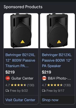 150 for both speakers