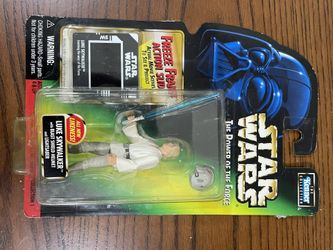 Kenner Luke Skywalker Blast Shield POTF FreezeFrame New Hope Star Wars Figure