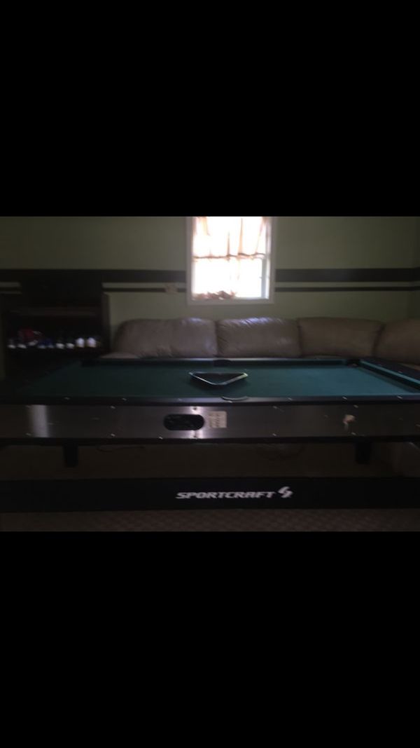 Sport Craft 3 In One Pool Air Hockey And Ping Pong Table For Sale