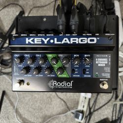Radial Engineering Key-Largo Keyboard Mixer And Performance Pedal