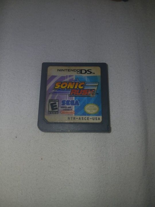 Nintendo Ds Sonic Sega Rush GAME ONLY