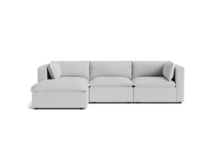 Joybird Haine Modular Sectional, Light Gray