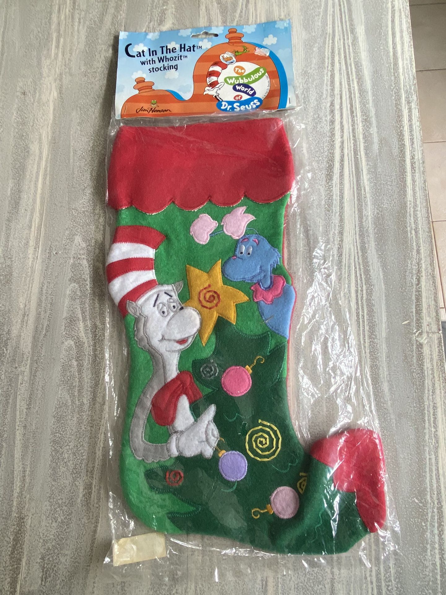Cat In The Hat Whozit Stocking