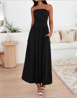 Strapless Tube Top Dress