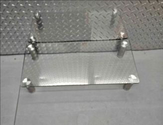 Fitueyes Extra Wide Glass Desktop Monitor Stand Riser