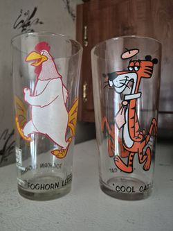 Vintage Looney Tunes Pepsi Glasses