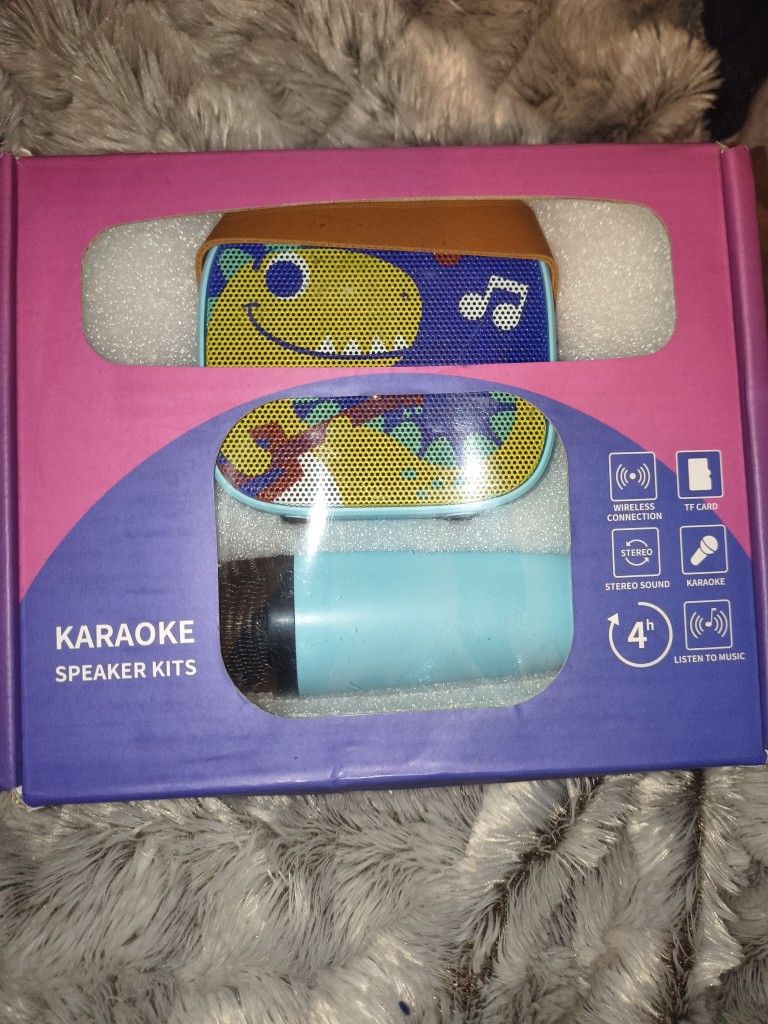 Kids Portable Karaoke Machine And Kids Digital Camera