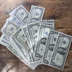 Lot of 58 $1 Blue Seals