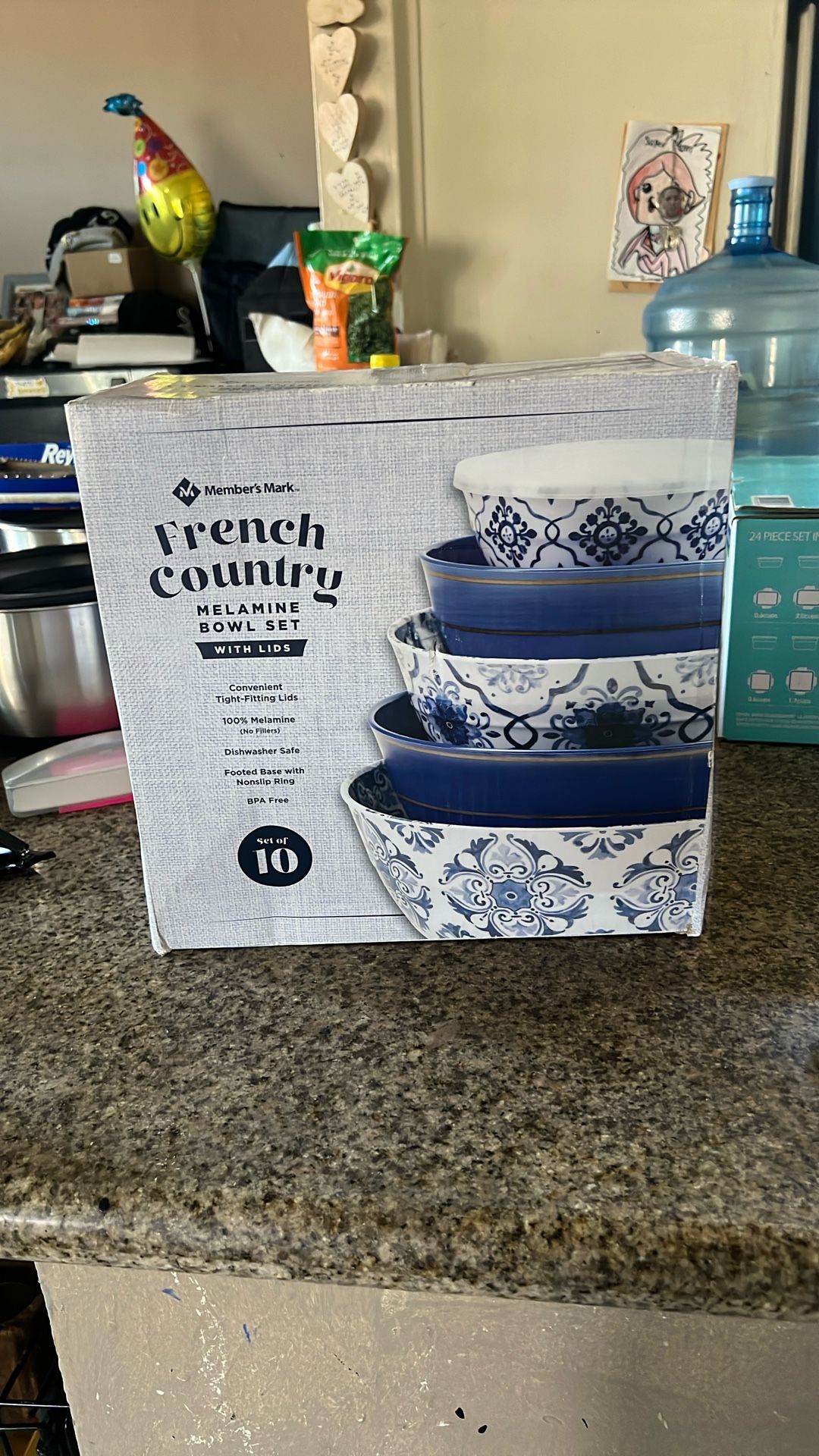 10piece Bowl Set With Lids 