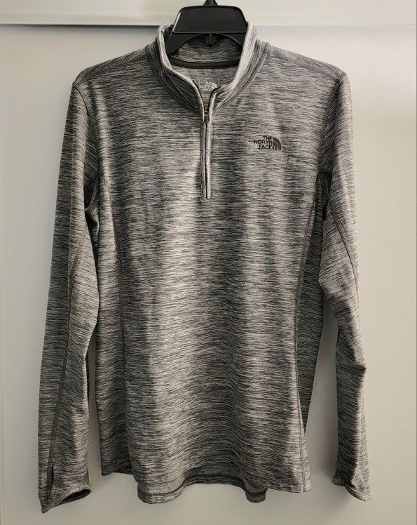 The North Face Women's Motivation Quarter Zip Knit Top Sz L Large