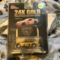 1/64 24 K Plated  Collectible NASCAR