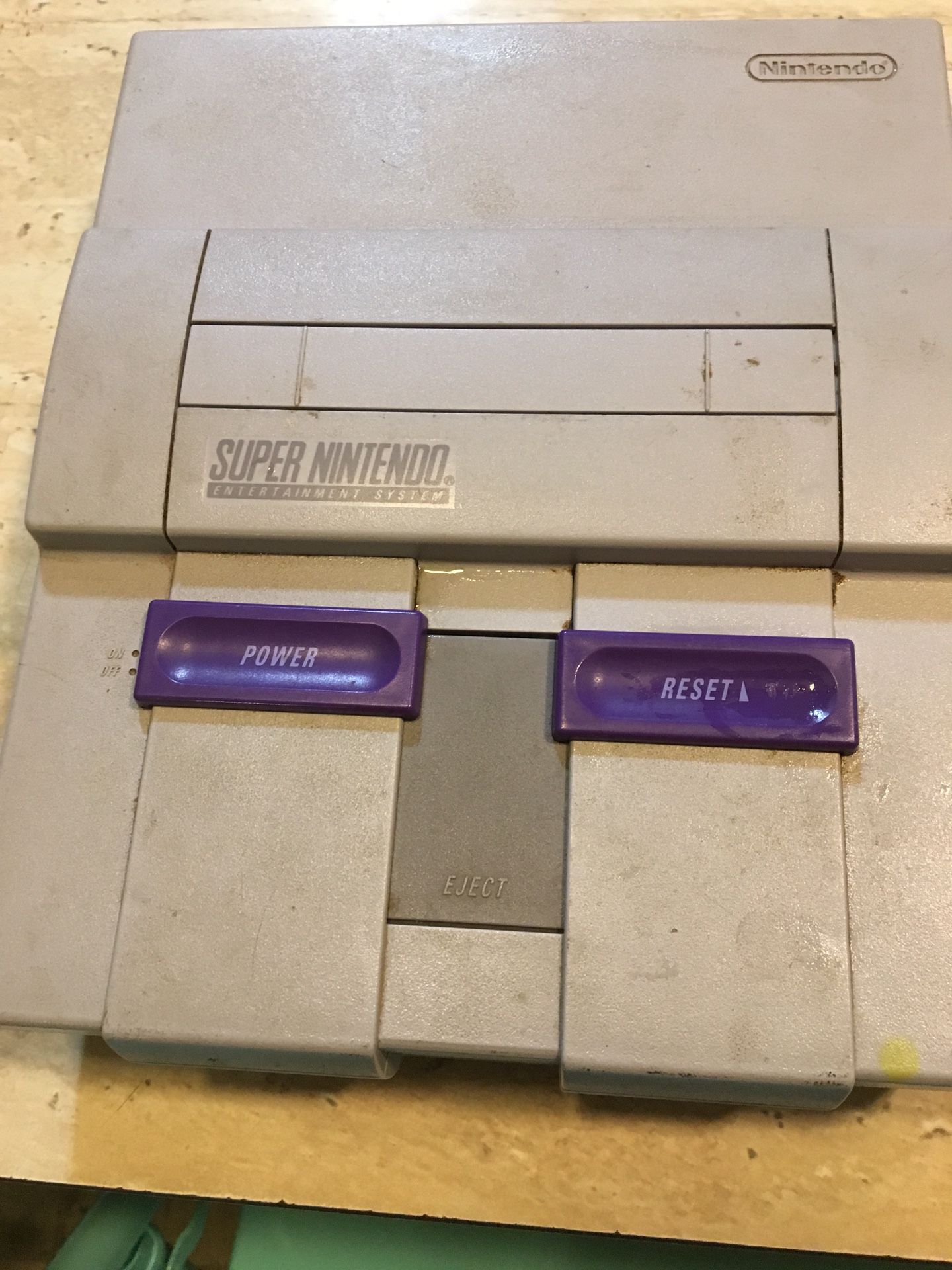 Super Nintendo console only and games